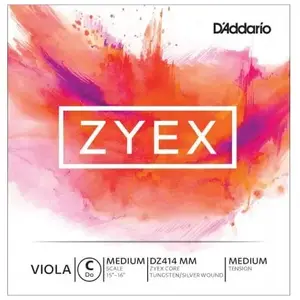 Comparateur de prix : D'Addario And Co Corde (do) Zyex Medium Scale Medium Cordes alto