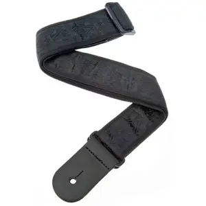 Comparateur de prix : Daddario D'Addario 50B01 - Sangle de guitare Conchos par D'Addario, Black Satin