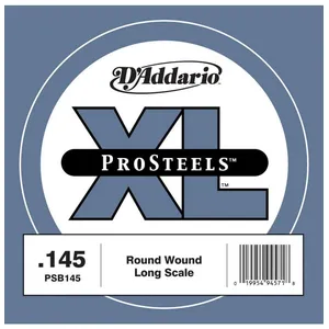 Comparateur de prix : D'Addario ProSteels PSB145 Corde seule longue pour basse Calibre .145