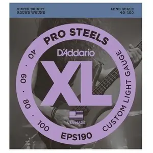Comparateur de prix : D'Addario Daddario Eps190 Jeu De Cordes Pour Guitare Basse Électrique