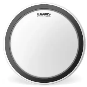 Evans BD18emadcw - Peau Emad Coated Sablée 18 Peaux grosse caisse pas cher