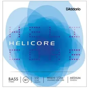 Comparateur de prix : D'Addario And Co Jeu Hybride Helicore Manche 1/2 Medium Cordes contrebasse