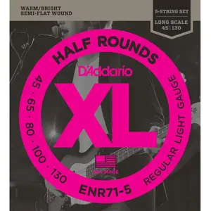 Daddario Cordes Basse ENR71-5 pas cher
