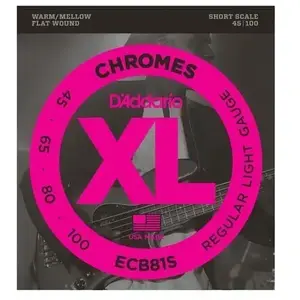 Comparateur de prix : Daddario D'Addario ECB81S flatwound jeu de cordes pour basse électrique