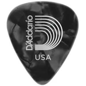 Planet Waves 1CBKP7-25 - Médiators guitare Celluloïd motif perle noirs, pack de 25, Extra HeavyVendu paramazon