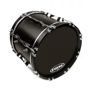 Comparateur de prix : Evans BD22MX1B - Peau de grosse caisse de fanfare noire MX1, 22 pouces