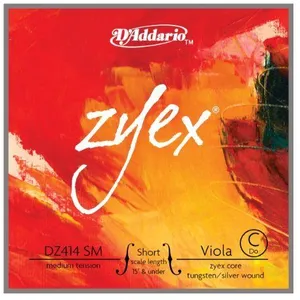 Comparateur de prix : D'Addario DZ414 SM - Corde seule (Do) alto Zyex, Short Scale, Medium