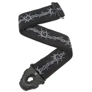 D'Addario 50PLA04 - Sangle de guitare Planet Lock, Barbed Wire
