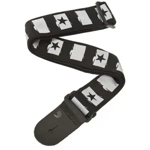 Planet Waves Planet Waves 50c01 Rockstar - Sangle Guitare En Nylon 5cm