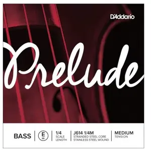 Comparateur de prix : D'Addario And Co Corde (mi) Prelude Manche 1/4 Medium Cordes contrebasse