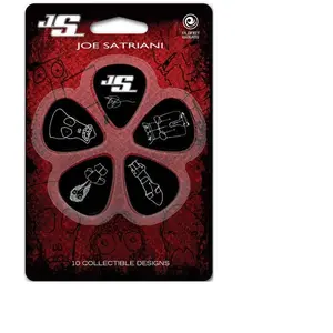 Planet Waves 1CBK2-10JS - Médiators Joe Satriani par D'Addario, pack de 10, LightVendu paramazon
