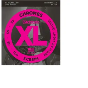 Comparateur de prix : D'Addario D'Addario ECB81M flatwound jeu de cordes pour basse électrique