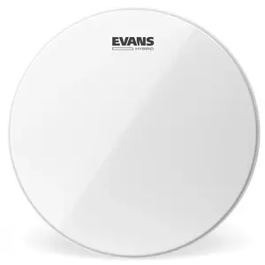 Comparateur de prix : Evans PET14MHW - Marching Band Caisse Claire 14" Hybrid Blanche