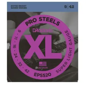 Comparateur de prix : Jeu de cordes guitare électrique D'addario EPS520 Prosteels Super Light