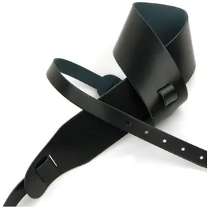 D'Addario 25LBNJ00-DX - Sangle de banjo en cuir classique, coloris noir