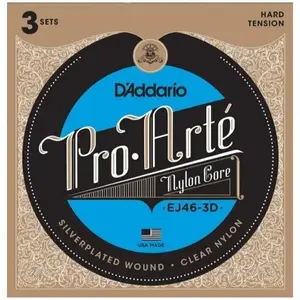 Comparateur de prix : D'Addario Daddario Ej46-3d 3 Jeux De Cordes Pour Guitare Classique