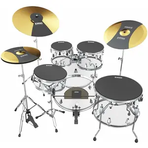 Comparateur de prix : Evans Set De Sourdines Fusion 10/12/14/14 - 18 A 26 + Cymbales Sourdines batterie