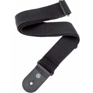 Comparateur de prix : D'Addario Planet Waves Sangle de guitare en coton Planet Waves, coloris noir