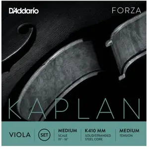 Comparateur de prix : D'Addario K410 MM - alto jeu de cordes, diapason moyen, medium