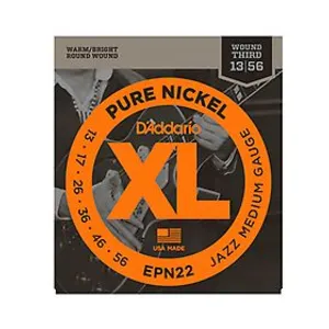 D'Addario EPN22, Jazz Medium, 13-55- nickel pur - jeu guitare électrique pas cher