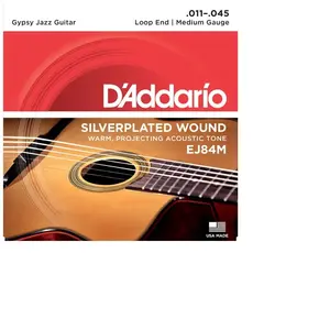 D'addario EJ84M 11-45 Médium - Jeux cordes manouche Gypsy Jazz pas cher