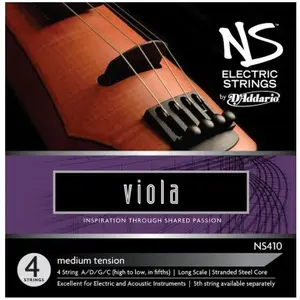 Comparateur de prix : D'Addario And Co Jeu NS Electric Long Scale Medium Cordes alto