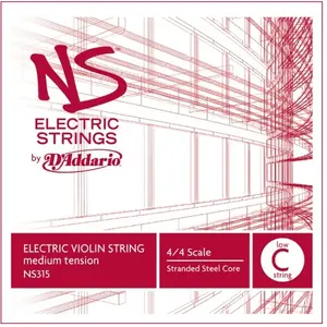 D'Addario D'Addario NS315 - NS Electric Corde Sol Grave Violon 4/4 Medium