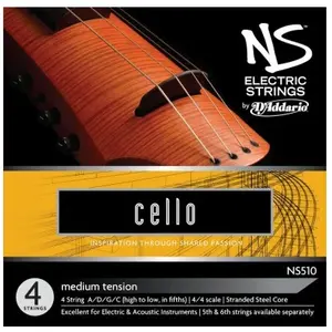 Comparateur de prix : D'Addario And Co Jeu De NS Electric Manche 4/4 Medium Cordes violoncelle