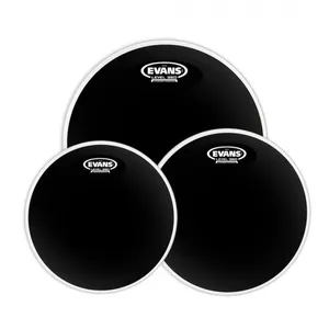 Comparateur de prix : Evans ETP-CHR-S - Set 3 peaux pour Toms (12'', 13'', 16'') - noir
