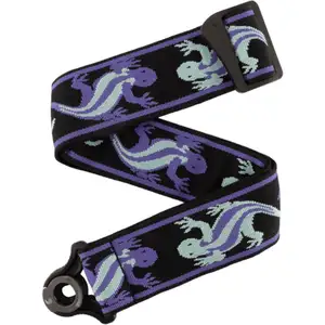 D'Addario D'Addario Auto Lock Woven Nylon Guitar Strap Teal Lizards sangle de guitareVendu paramazon