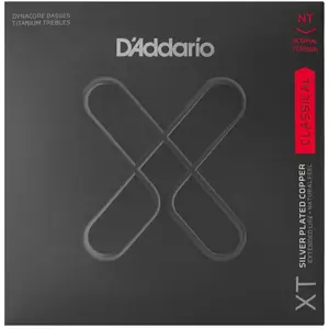 D'Addario And Co XTC45TT Silver Plated Copper XT Tirant Normal Cordes guitares classiques