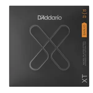 Comparateur de prix : D'Addario XTJ1023 - jeu de cordes banjo XT plaqué nickel   Medium, 10-23
