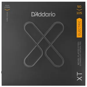 Comparateur de prix : D'Addario XTB50105 - jeu guitare basse XT plaqué nickel - Medium, Long Scale, 50-105