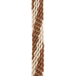 D'Addario 10MB00 - Sangle tressée de 2,5 cm mandoline   marron/crème