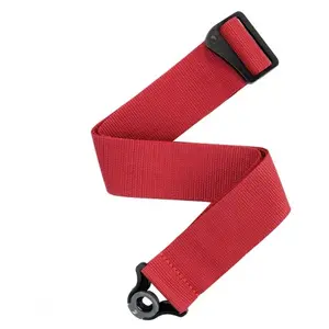D'Addario Sangle de guitare en polypropylène avec verrouillage automatique Rouge