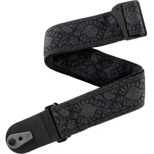 Comparateur de prix : Sangle D'Addario And Co Pad Lock Woven Guitar Strap Monterey Black Tubular