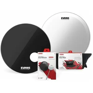 Comparateur de prix : Evans BD22B3 EQ3 Bass Head Set set de peaux de grosse caisse 22 pouces