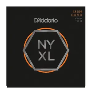 Comparateur de prix : D'Addario Daddario Nyxl1356w Nickel Wound Jazz Medium Wound 3rd 13-56