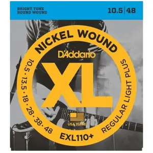 Comparateur de prix : D'Addario And Co EXL110+ Nickel Wound Regular Light Plus 10.5-48