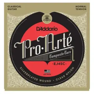 Comparateur de prix : D'Addario Daddario Ej45c Pro-Arte Jeu De Cordes Pour Guitare Classique