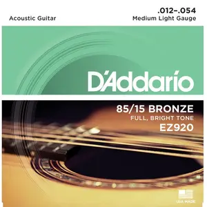 Comparateur de prix : DADDARIO EZ920 Jeu de cordes en bronze pour guitare acoustique - 85/15
