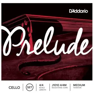 Comparateur de prix : D'Addario D'Addario J1010 Prelude Cello 4/4 Medium jeu de cordes pour violoncelle