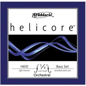 D'Addario D'Addario H610 3/4L - Helicore Jeu Cordes Contrebasse 3/4 Light