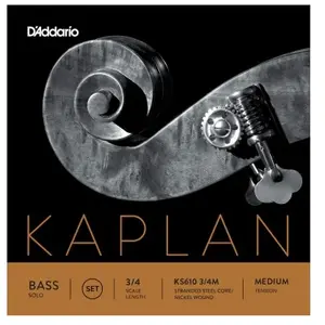 Comparateur de prix : D'Addario KS610 3/4M - Jeu de cordes contrebasse 3/4 Solo, Medium