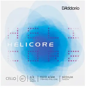 Comparateur de prix : Daddario D'Addario H510 4/4M - Helicore Jeu Cordes Cello 4/4 Medium