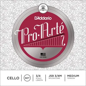 Comparateur de prix : Daddario J59 3/4M - Jeu de cordes violoncelle Pro-Arte, manche 3/4, Medium
