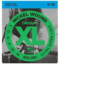Comparateur de prix : D'Addario D'Addario EXL130 Nickel Wound Extra-Super Light 8/38