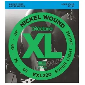 Comparateur de prix : D'Addario Daddario Exl220 Jeu De Cordes Pour Guitare Basse Électrique