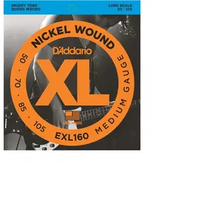 Jeu de cordes basse électrique 4 cordes D'addario regular - EXL160