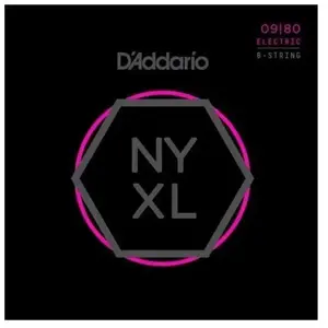 Comparateur de prix : D'Addario And Co NYXL0980 Super Light 8C 09-80 Jeux électriques 8 cordes
